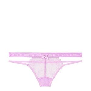 NWT Victoria's Secret Light Purple Lace Panty S